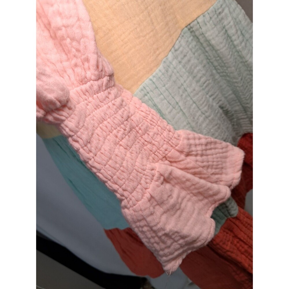 Tuckernuck Pomander Place Kenzo Tiered Crepe Colorblock Mini Dress Size XS - Picture 5 of 12